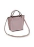 Detail View - Click To Enlarge - VALENTINO GARAVANI - Small Rockstud Grained Leather Tote Bag