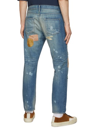 Back View - Click To Enlarge - FDMTL - Patched Slim fit Jeans