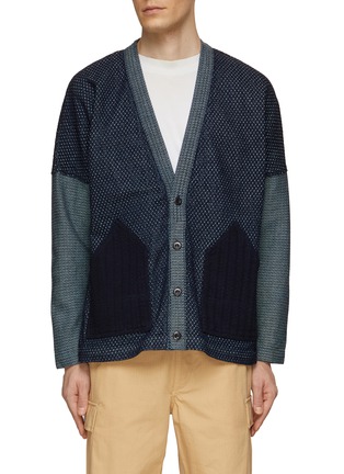 Main View - Click To Enlarge - FDMTL - Patchwork Rinse Cardigan