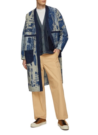 Figure View - Click To Enlarge - FDMTL - Haori Jacquard Kimono Coat