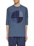 Main View - Click To Enlarge - FDMTL - Sashiko Patchwork Half Sleeve Crewneck T-Shirt