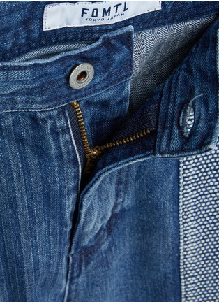  - FDMTL - Tapered Straight Leg Patchwork 3YR Wash Jeans