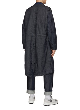 Back View - Click To Enlarge - FDMTL - Mods Haori Kimono Zip Up Coat