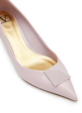 Detail View - Click To Enlarge - VALENTINO GARAVANI - One Stud 50 Leather Pumps