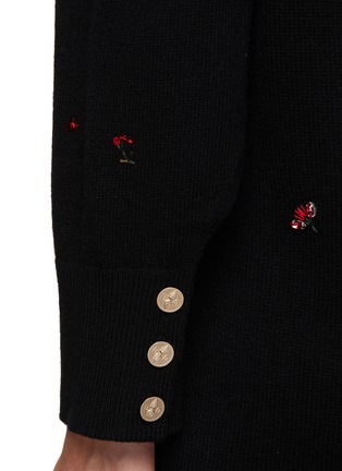  - BARRIE - Flower Embroidered Midi Dress