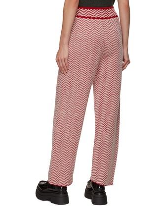 Back View - Click To Enlarge - BARRIE - Chevron Knit Pants