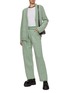 Figure View - Click To Enlarge - BARRIE - Chevron Knit Pants