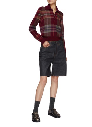 Figure View - Click To Enlarge - BARRIE - Tartan Sweater