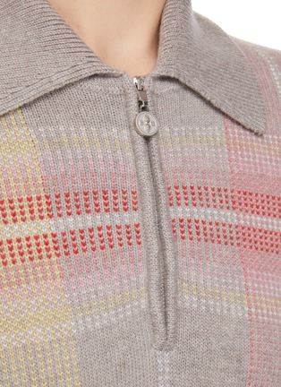  - BARRIE - Cashmere Wool Blend Tartan Jumper