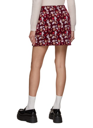 Back View - Click To Enlarge - BARRIE - Floral Mini Skirt