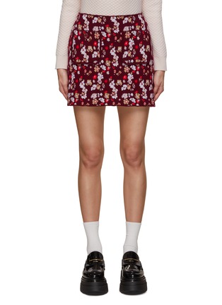 Main View - Click To Enlarge - BARRIE - Floral Mini Skirt