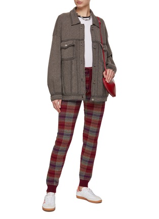 Figure View - Click To Enlarge - BARRIE - Plaid Trouser