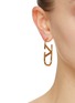Figure View - Click To Enlarge - VALENTINO GARAVANI - VLogo Gold Toned Earrings