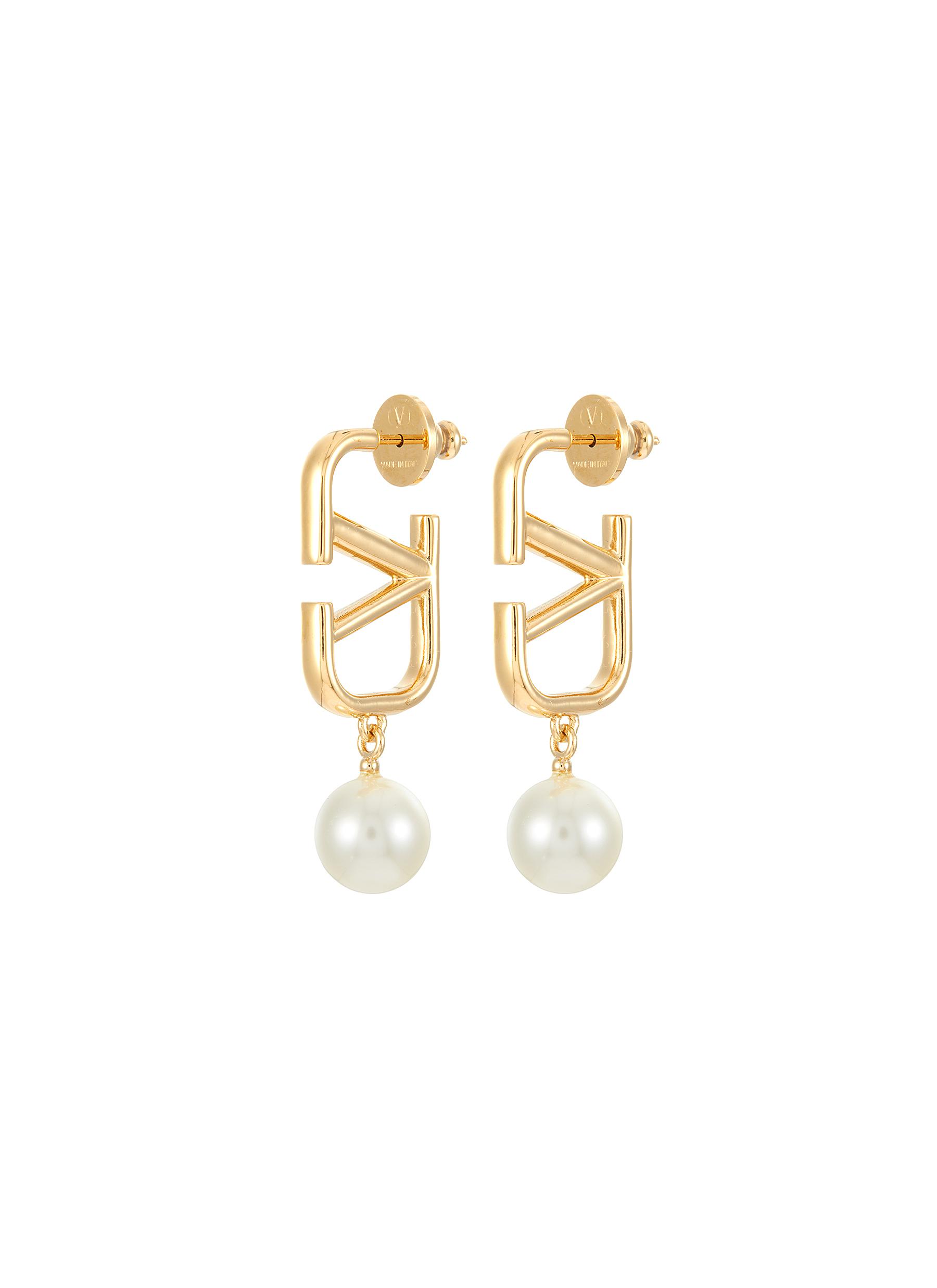 Valentino store earrings pearl