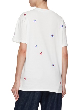 Back View - Click To Enlarge - KENZO - All Over Embroidery Oversized T-Shirt