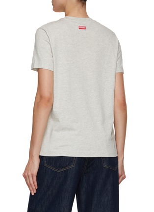 Back View - Click To Enlarge - KENZO - Target Crest Print Cotton T-Shirt