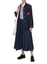 Figure View - Click To Enlarge - KENZO - Vivienne Embroidered Workwear Jacket