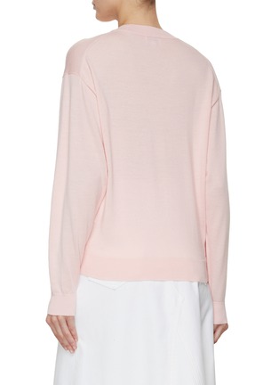 Back View - Click To Enlarge - KENZO - Boke Embroidered Sweater