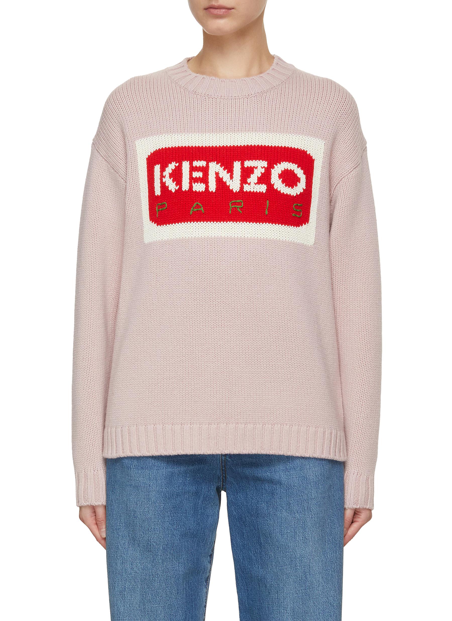Hensigt jøde Mange KENZO | Logo Intarsia Sweater | Women | Lane Crawford