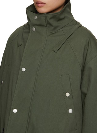 Detail View - Click To Enlarge - KENZO - Logo Patch Hooded Parka Coat