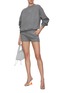 Figure View - Click To Enlarge - T BY ALEXANDER WANG - Glitter Puff Logo Print Sweatshirt