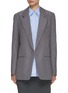Main View - Click To Enlarge - ALEXANDERWANG - Oversized Notch Lapel Shirt Blazer