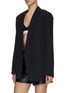 Detail View - Click To Enlarge - ALEXANDERWANG - Oversized Notch Lapel Shirt Blazer