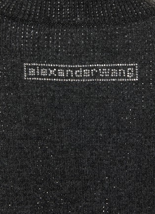  - ALEXANDERWANG - Rhinestone Embellished Wool Cashmere Sweater