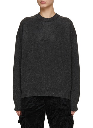 Main View - Click To Enlarge - ALEXANDERWANG - Rhinestone Embellished Wool Cashmere Sweater