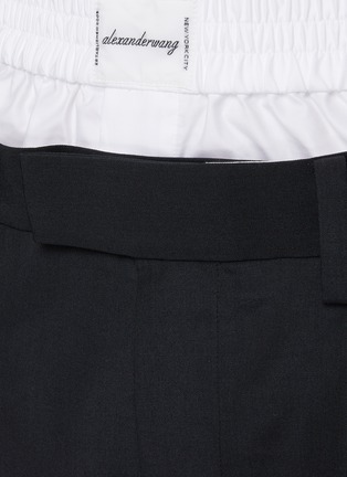  - ALEXANDER WANG - Tailored Trouser With Layered Boxer