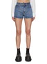 Main View - Click To Enlarge - ALEXANDERWANG - High Rise Denim Shorts