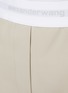  - ALEXANDER WANG - Logo Elasticated Waist Pleated Shorts