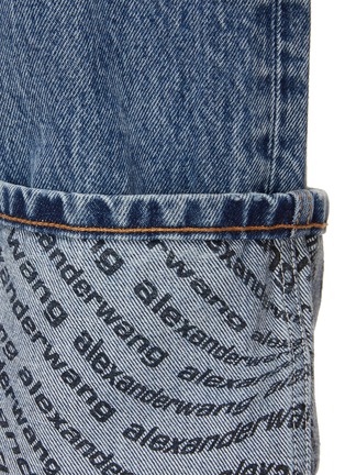  - ALEXANDERWANG - Wide Leg Printed Cuff Jeans