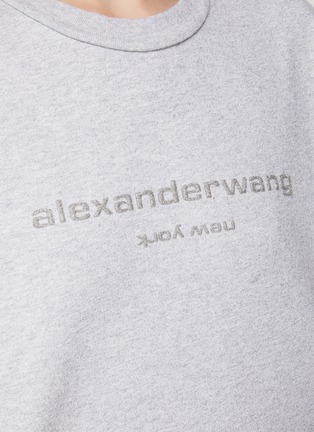  - ALEXANDER WANG - Glitter Puff Logo T-Shirt