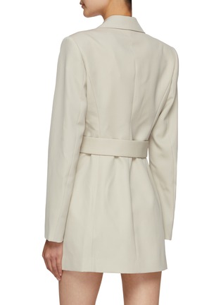 Back View - Click To Enlarge - ALEXANDER WANG - Belted Blazer Dress