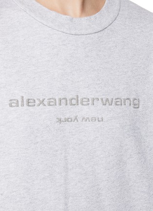  - ALEXANDER WANG - Glitter Puff Logo T-Shirt
