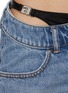  - ALEXANDER WANG - Rhinestone Logo Charm Bikini Strap Mini Skirt
