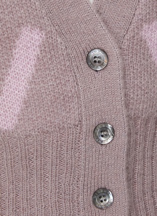  - MISBHV - Argyle Logo Motif Knit Cardigan