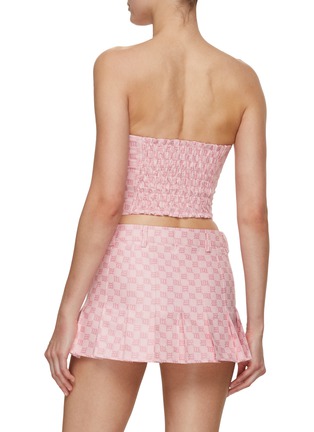 Back View - Click To Enlarge - MISBHV - Monogram Jacquard Corset Top