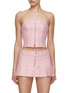 Main View - Click To Enlarge - MISBHV - Monogram Jacquard Corset Top