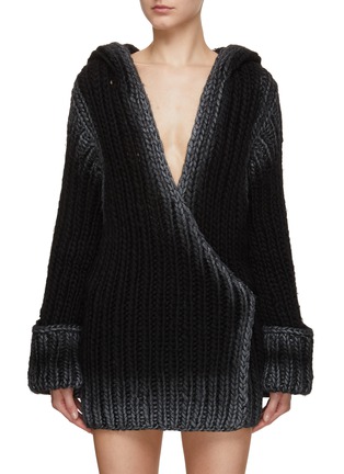 Main View - Click To Enlarge - MISBHV - Hooded Knit Dress