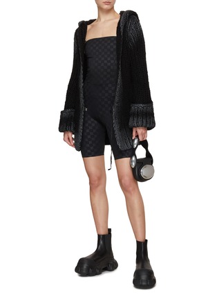 Figure View - Click To Enlarge - MISBHV - Hooded Knit Dress