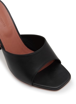 Detail View - Click To Enlarge - AMINA MUADDI - Lupita 95 Leather Heeled Sandals