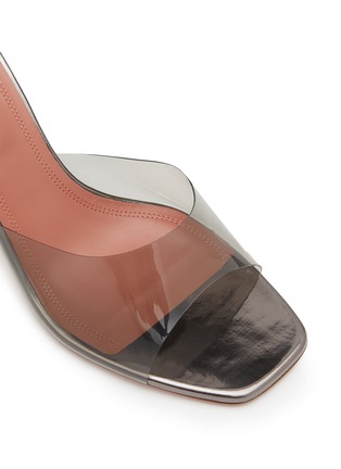 Detail View - Click To Enlarge - AMINA MUADDI - Lupita 70 PVC Heeled Sandals