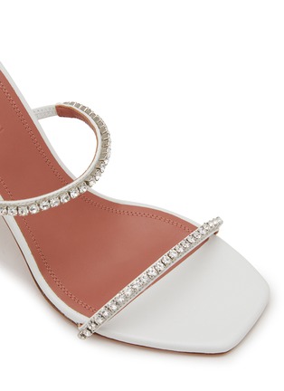 Detail View - Click To Enlarge - AMINA MUADDI - Gilda 95 Leather Heeled Sandals