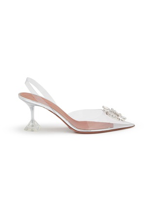 Main View - Click To Enlarge - AMINA MUADDI - Begum 70 PVC Slingback Heels