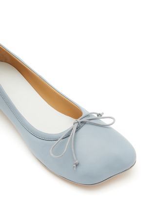 Detail View - Click To Enlarge - MM6 MAISON MARGIELA - Leather Ballerina Flats