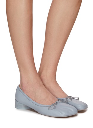 Figure View - Click To Enlarge - MM6 MAISON MARGIELA - Leather Ballerina Flats