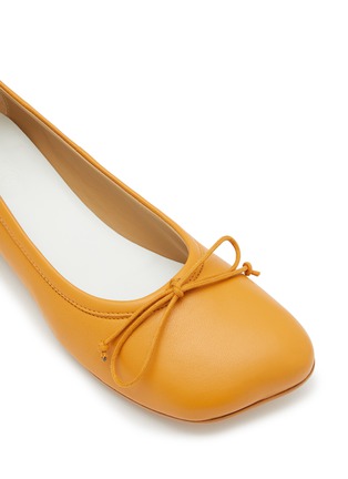 Detail View - Click To Enlarge - MM6 MAISON MARGIELA - Leather Ballerina Flats