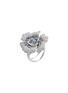 MIO HARUTAKA - Anemone 18k White Gold Diamond Sapphire Ring — US 6.5